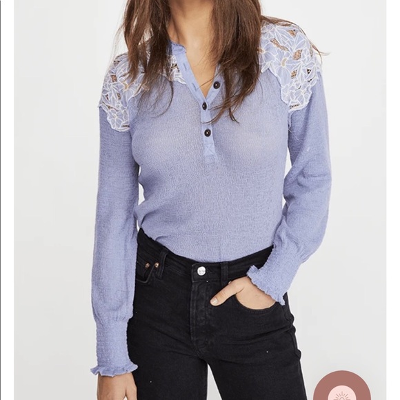 Free People Tops - NWOT Free People Easy Breezy Henley